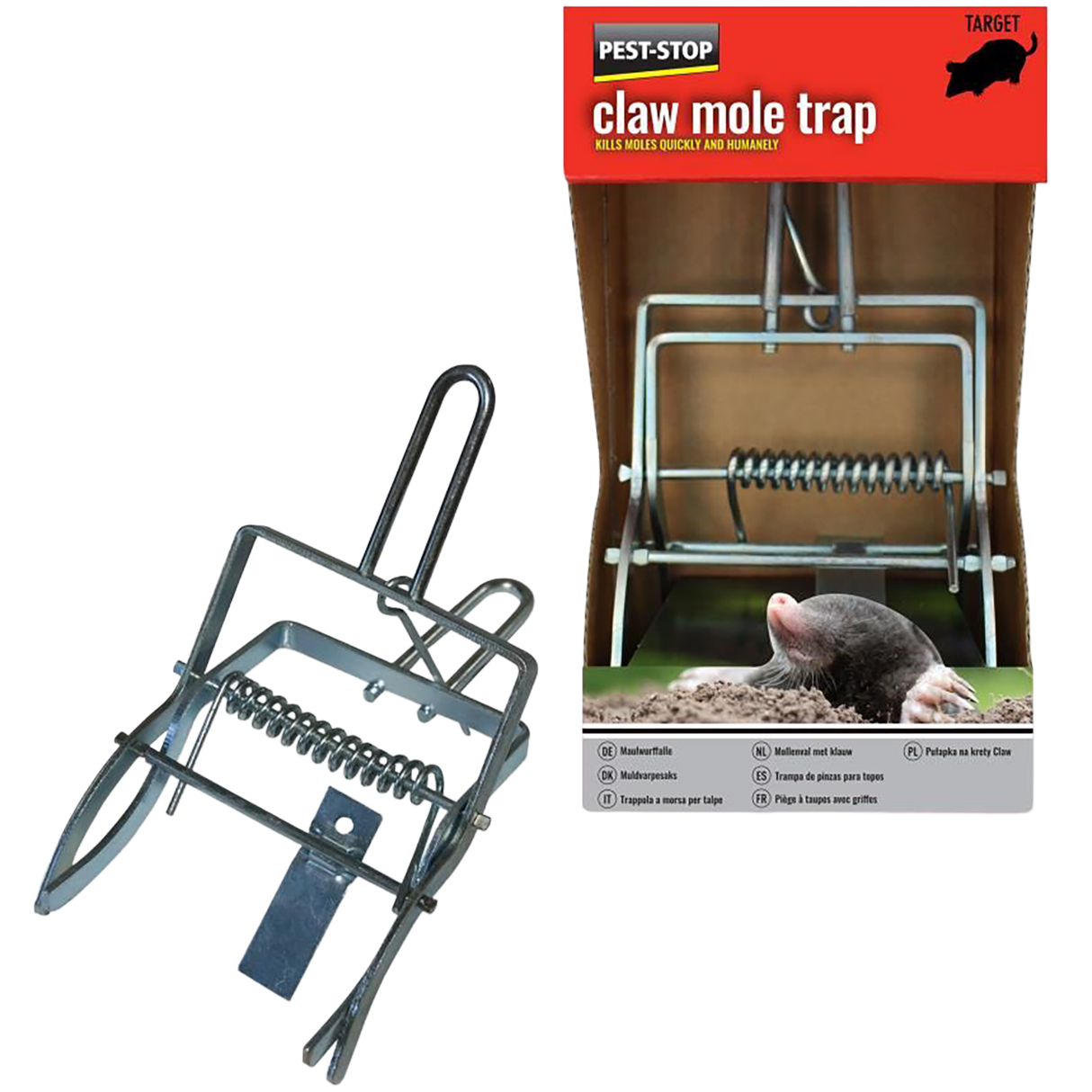 Maulwurfsfalle mit Kralle