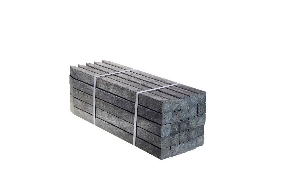 Kunststof Palen voor Border- en Perkafscheiding 40cm x4cm x4cm - 10 stuks