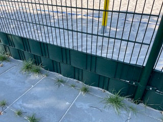 Hekwerkband - Privacyband - Vlechtband Grijs voor Hekwerken 50 meter bij 19 cm Maaswijdte Gerecycled