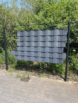 Hekwerkband - Privacyband - Vlechtband Zwart voor hekwerken 50 meter bij 19 cm maaswijdte gerecycled